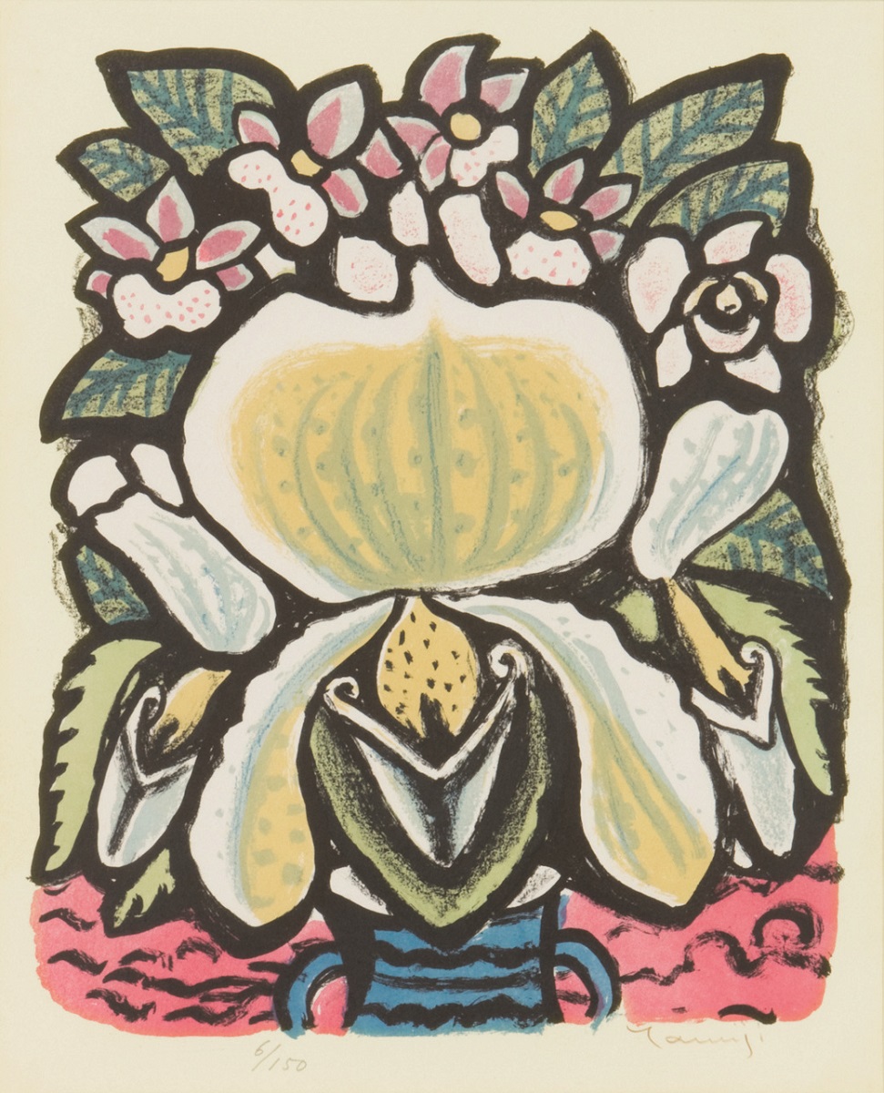 蘭の花　1967年　瀬戸市美術館蔵